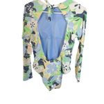 Roxy NWT Women's Long Sleeve Swimsuit One Piece Rashguard Floral XL, $100 Photo 9