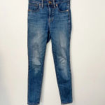 Madewell 10” High-Rise Skinny Jeans in Danny Wash: Tencel Denim Edition size 25 Photo 3