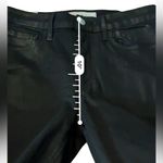 Frank & Eileen Sligo High Rise Skinny Jeans Women’s Size 27 Gold Glitter Waxed Black Photo 11