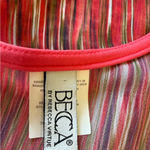 Becca  Printed Swim Cover Up Size M/L EUC Photo 4