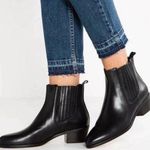 J.Crew black Chelsea boots leather sz 7 Photo 0