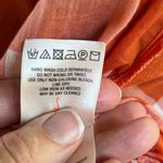 Maeve Anthropologie Orange And White Gingham Flare Sleeve Blouse Size XS Photo 10