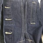 Current/Elliot The Corset Denim Trucker Jacket Photo 6