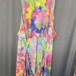 River Island Tie Dye Mesh Body-Con Dress size 26UK/22US NWT (b23) Photo 6