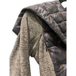 Lululemon Goose Down Hooded Geometric Purple Pullover Jacket Size 4 Casual Gray Photo 2