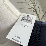 BCBGMAXAZRIA Satin Flutter Cap Sleeve Blouse Photo 5