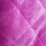 Ipsy Pink Quilted Velvet Pouch Zippered Cosmetic Bag Toiletries Makeup Bag Photo 5