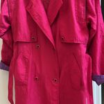 British Mist vintage trench coat size 7/8 Pink Photo 10