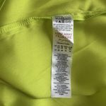 Boohoo NWT  Neon Green Maxi On Shoulder Satin Dress, Sz: 10 (b38) Photo 2