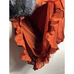 Lulus NEW  Burnt Orange Romper Flowy Boho Size Large Long Sleeve Balloon Photo 7