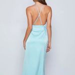 Beginning Boutique Amia Blue Maxi Formal Dress NWT Photo 1