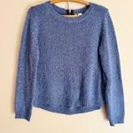H&M Divided Blue Sparkle Knit Sweater Photo 0