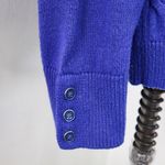 Talbots Royal Blue Crewneck Cableknit Sweater Photo 4