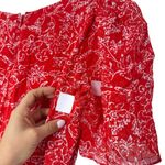 Parker  Krislyn Red Silk Dress Photo 6