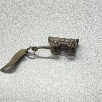 Vintage Sterling Silver Covered Wagon Death Valley Souvenir Charm Pendant Photo 2