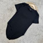 Gap Women’s Modern T-Shirt Thong Bodysuit Shortsleeve Crewneck in Black L Tall Photo 0