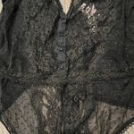 Victoria's Secret Victoria’s Secret M Black Lace lingerie bodysuit Photo 1