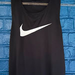Nike Black Sleeveless Top with White Swoosh Photo 0