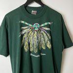 Urban Outfitters 90s Huntsville Texas Native Design Shirt L Forest Green USA Vintage Tee Unisex Photo 11