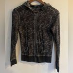 Seven7  Women’s Dark Gray Space Dye Thermal Full Zip Hoodie Size M Photo 0