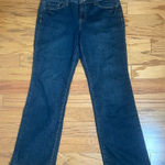 Loft Ann Taylor - Dark Blue Original Boot Cut Jeans Size 10 Photo 0