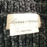 Lovers + Friends S Black Cropped Parkwood Sweater Bell Sleeves Bow Tie Detail Photo 7
