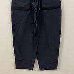 Nike NWT Black Faux Fur High Rise Loose Fit Pants Size Medium Photo 4