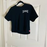 Maui and Sons  Black Short Sleeve Crop Tee Size Medium Photo 1