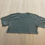 Aeropostale  Nashville Tennessee Crop Boyfriend Tee Khaki Green Tee New XS Photo 1