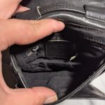 Ellington Rucksack Co Black Leather Crossbody Travel Organizer Small Sling Bag Photo 5