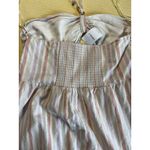 Forever 21  Multicolor Pastel Striped Halter Midi Dress NWT 2x Linen-blend Photo 6