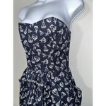 Jack Wills Nautical Sailboat Print Mini Dress Corset Style Bodice Pockets Size 6 Photo 2