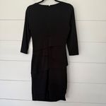 White House | Black Market  Women’s 8 Black 3/4 Sleeve Dress Office Core Career Photo 2