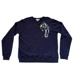 Anthropologie Uzma Bozai X sweatshirt navy blue pullover size large Photo 6