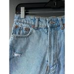 ZARA Woman Premium Denim Collection Distressed Jean Skirt size XS Photo 1