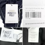 Princess Polly NWT Kathrine Triangle Bikini Set Black White Trim Size US 6/8 NEW Photo 12