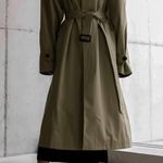 Frankie Shop Decima oversized trench coat Tan Size undefined Photo 5