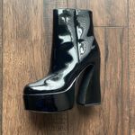 Madden Girl  Womens Kourtt Black Patent Platforms Mid-Calf Boots Shoes new Size 9 Photo 4