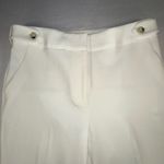 Veronica Beard  Pants Womens Size 12 White Gamila Straight Leg Classic Trouser Photo 2