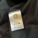 ELF Peony Black Linen Midi Dress, Sz XXL Photo 14