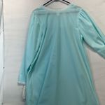 Vintage Fundamentals from SEARS Long Sleeve Nightgown W/Lace Trim LG BLUE‎ NEW Size undefined Photo 1