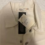 White jean romper Photo 1