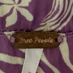 Free People Purple Floral High Waist Ruched Tie Front Slit Maxi Pencil Skirt S Photo 4