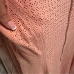 The Limited  Coral Eyelet Fit & Flare Dress Size L NWT Photo 8