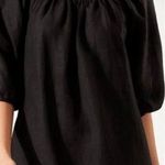 Tommy Bahama St. Lucia Linen Blend Off The Shoulder Mini Dress in Black Photo 1
