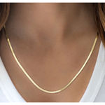 Boutique NEW Unisex‎ 2mm Gold Filled Layering Herringbone Chain Necklace 18-20” Photo 1