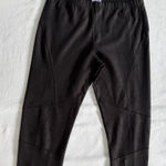 Splendid Women’s Black Patchwork Speckled Cracked Coated Leggings - Size M. Photo 0