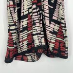 BCBGMAXAZRIA  Womens Abstract Chevron Print Sleeveless Halter Style Romper Size S Photo 3