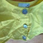 Wilfred Free Aritzia  Sisley Yellow Tank Bralette Top Photo 2