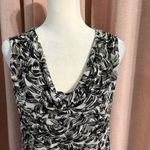 Cable & Gauge y2k mesh cowl neck top with ruched sides Photo 3